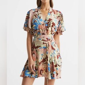 REISS | $330 Kara Floral Mini Dress